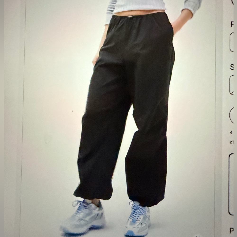 Athleta midday Low rise poplin pant, M petite